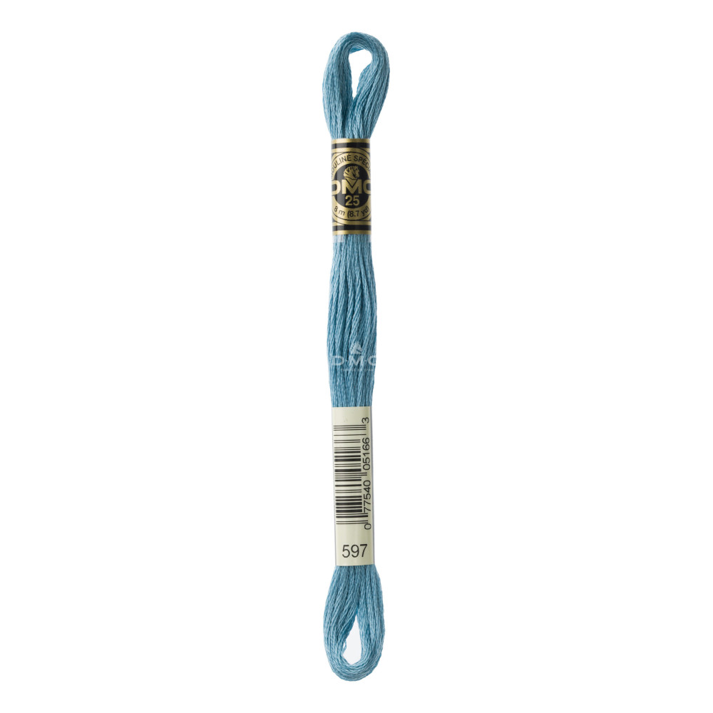 Mouliné spécial DMC 117MC - Nuances bleu / vert