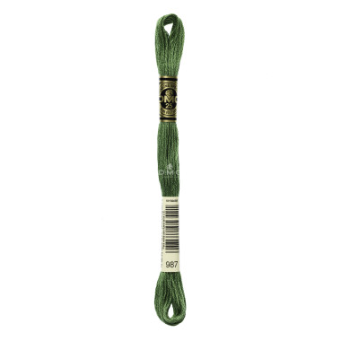Mouliné spécial DMC 117MC - Nuances bleu / vert