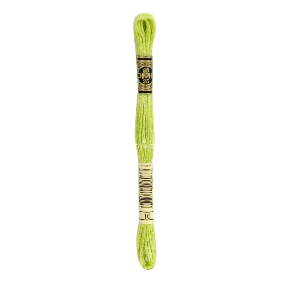 Mouliné spécial DMC 117MC - Nuances vert / marron / jaune / rouge