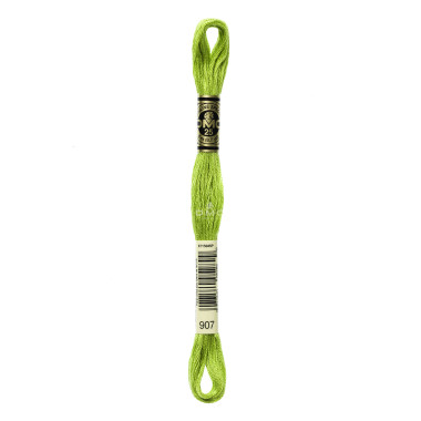 Mouliné spécial DMC 117MC - Nuances vert / marron / jaune / rouge
