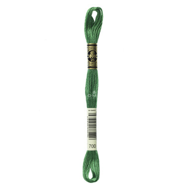 Mouliné spécial DMC 117MC - Nuances vert / marron / jaune / rouge