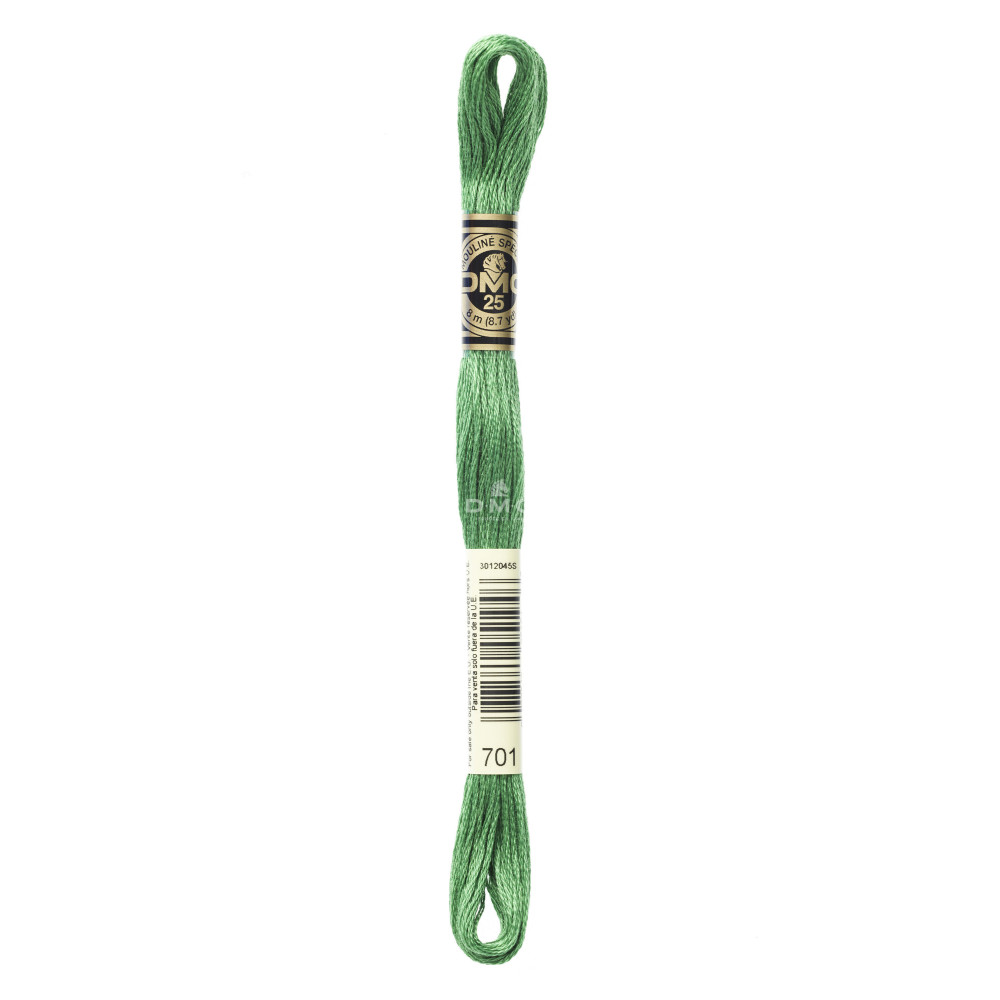 Mouliné spécial DMC 117MC - Nuances vert / marron / jaune / rouge