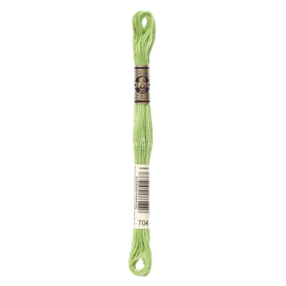 Mouliné spécial DMC 117MC - Nuances vert / marron / jaune / rouge
