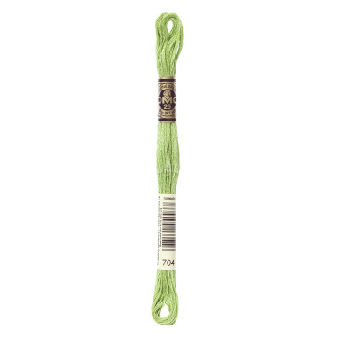 Mouliné spécial DMC 117MC - Nuances vert / marron / jaune / rouge