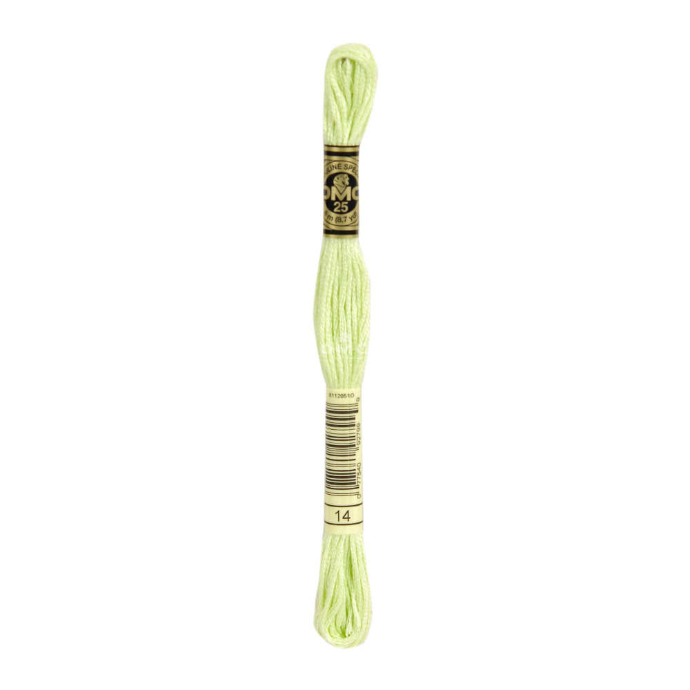 Mouliné spécial DMC 117MC - Nuances vert / marron / jaune / rouge