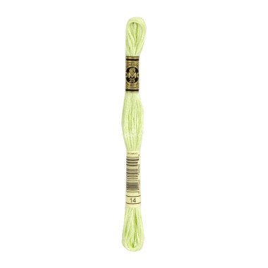 Mouliné spécial DMC 117MC - Nuances vert / marron / jaune / rouge