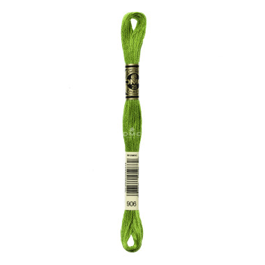 Mouliné spécial DMC 117MC - Nuances vert / marron / jaune / rouge