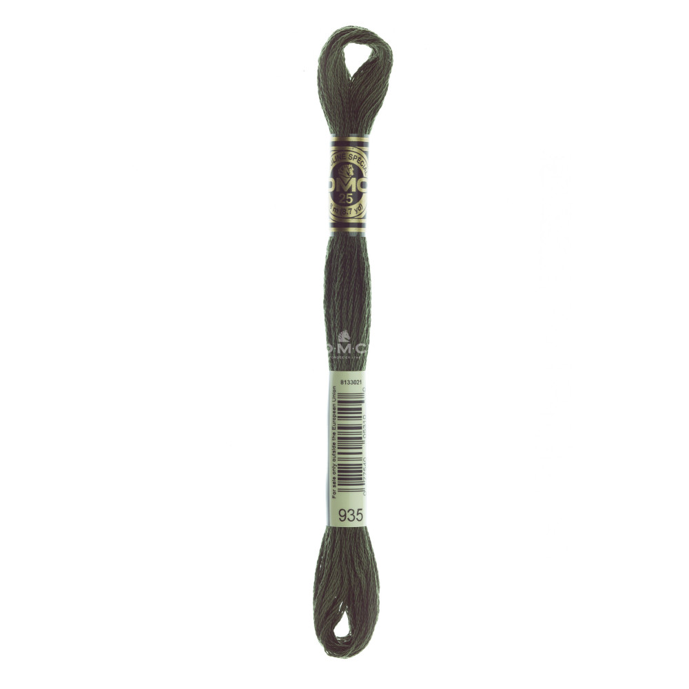 Mouliné spécial DMC 117MC - Nuances vert / marron / jaune / rouge