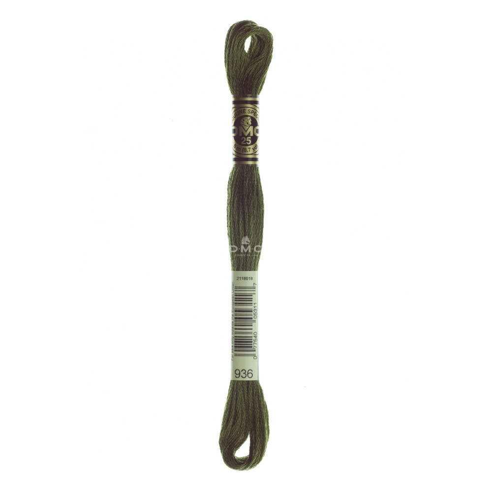 Mouliné spécial DMC 117MC - Nuances vert / marron / jaune / rouge