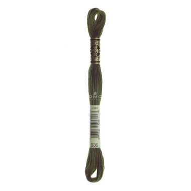 Mouliné spécial DMC 117MC - Nuances vert / marron / jaune / rouge
