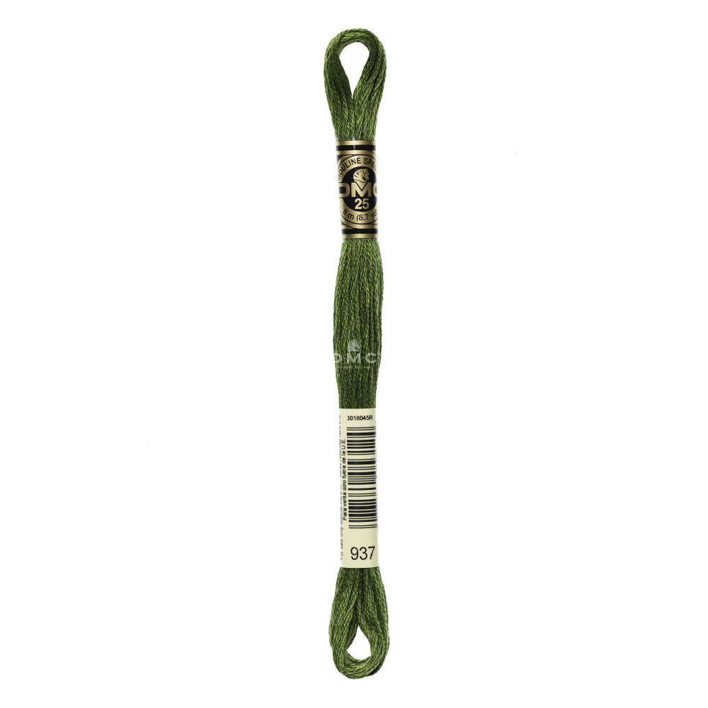 Mouliné spécial DMC 117MC - Nuances vert / marron / jaune / rouge