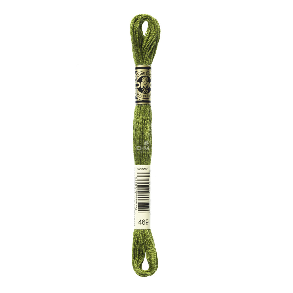 Mouliné spécial DMC 117MC - Nuances vert / marron / jaune / rouge