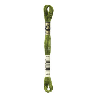 Mouliné spécial DMC 117MC - Nuances vert / marron / jaune / rouge