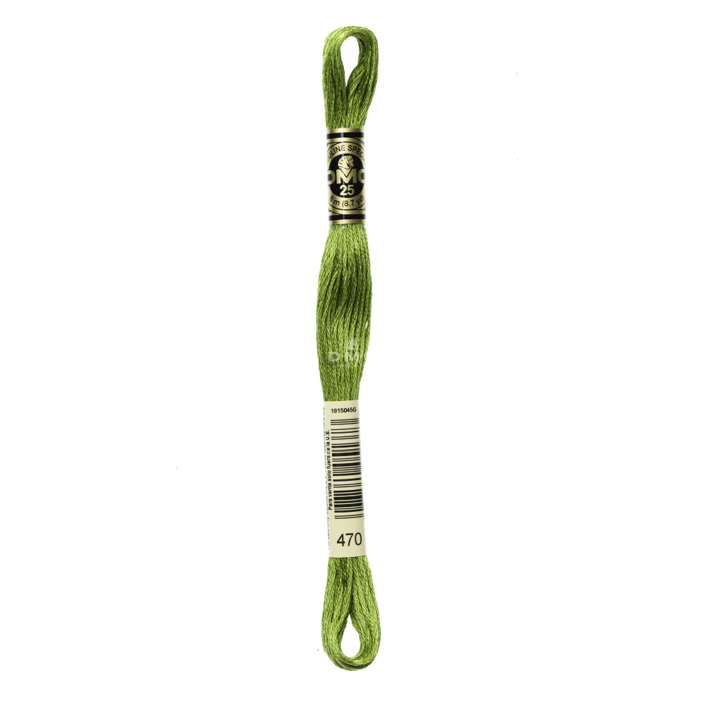 Mouliné spécial DMC 117MC - Nuances vert / marron / jaune / rouge