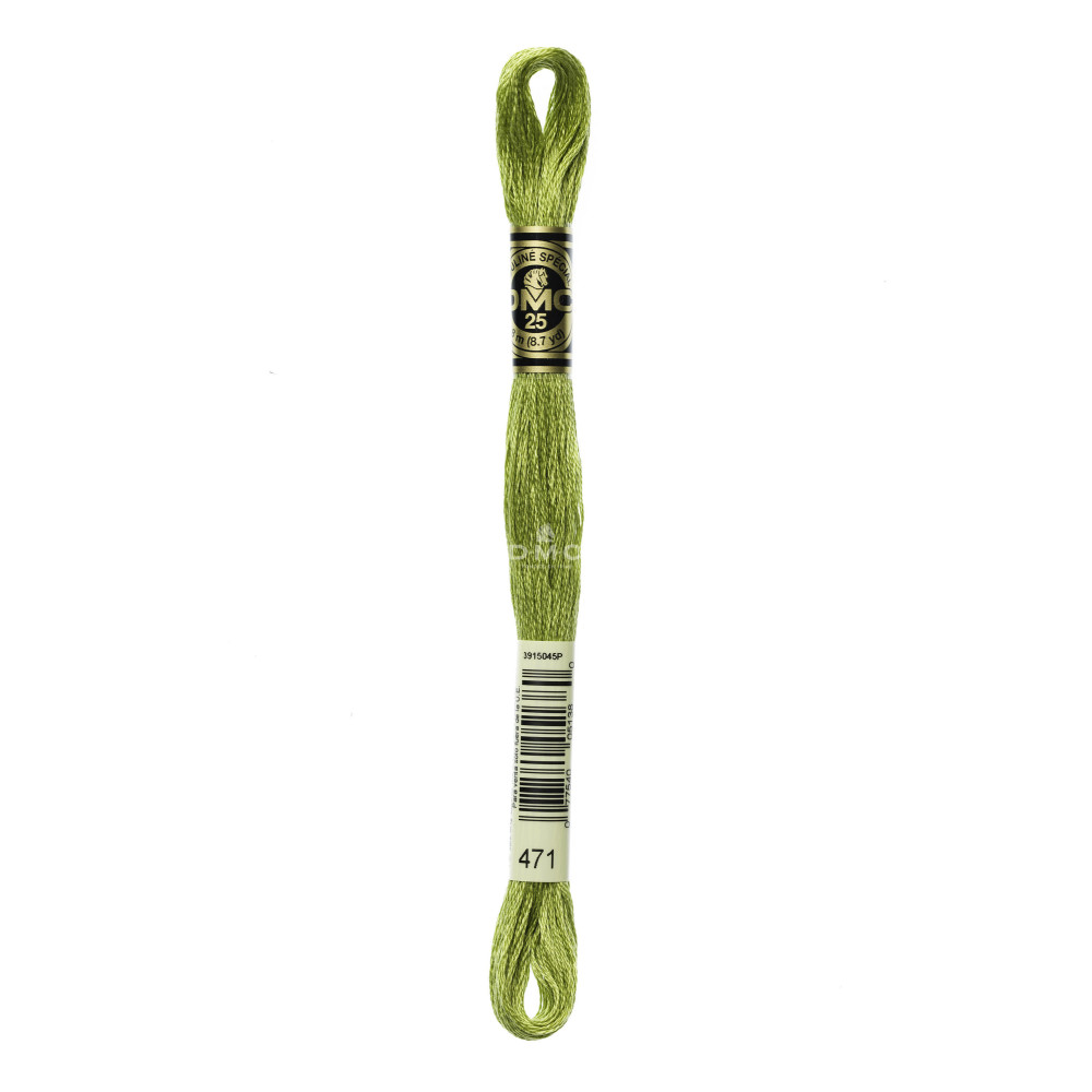 Mouliné spécial DMC 117MC - Nuances vert / marron / jaune / rouge