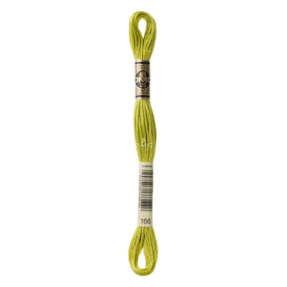 Mouliné spécial DMC 117MC - Nuances vert / marron / jaune / rouge