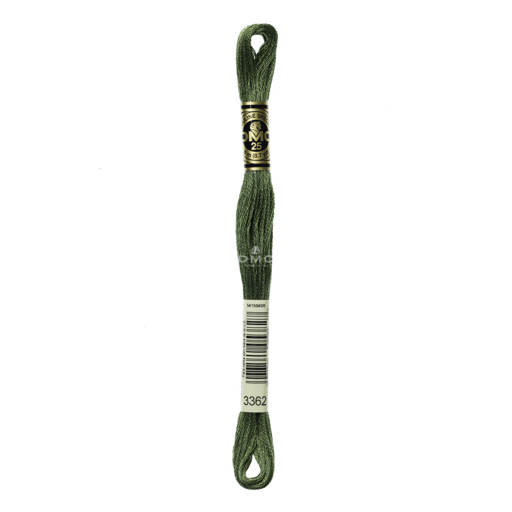 Mouliné spécial DMC 117MC - Nuances vert / marron / jaune / rouge