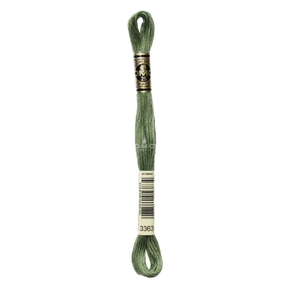 Mouliné spécial DMC 117MC - Nuances vert / marron / jaune / rouge