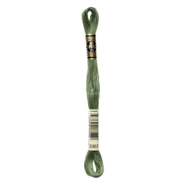 Mouliné spécial DMC 117MC - Nuances vert / marron / jaune / rouge
