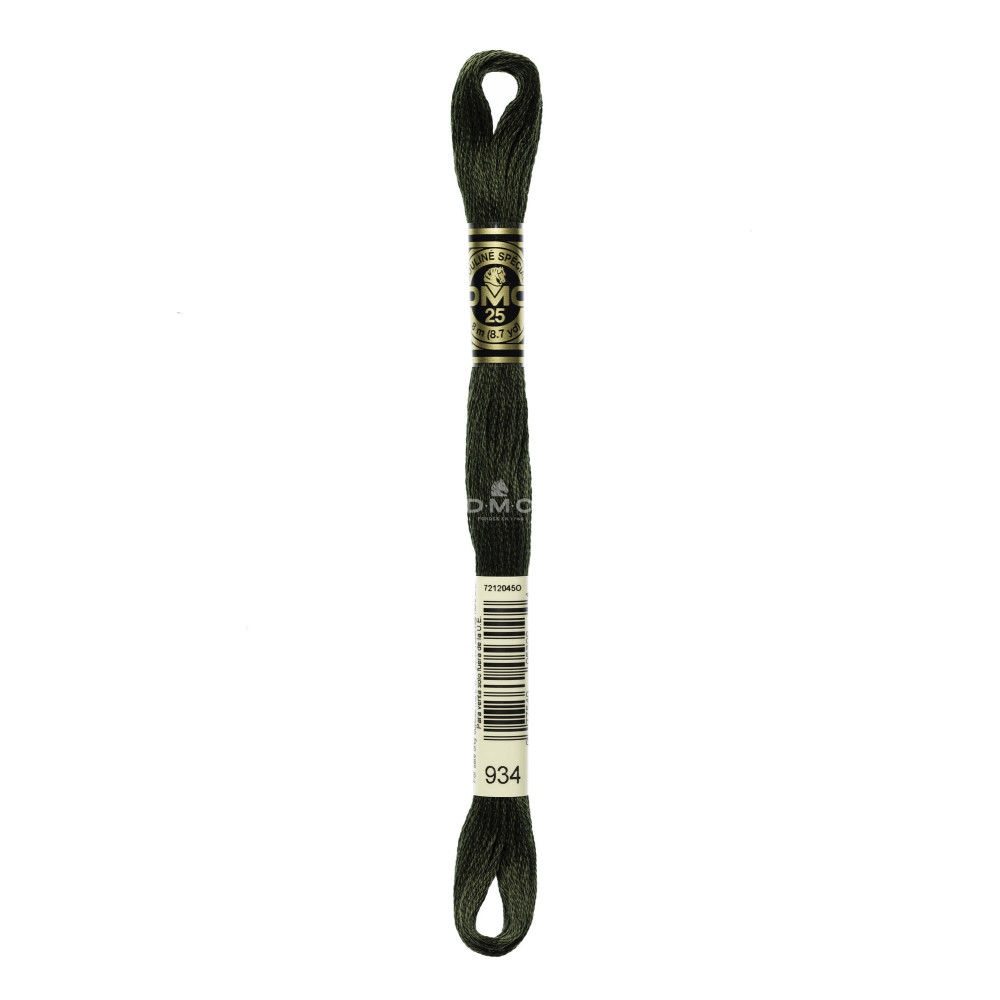 Mouliné spécial DMC 117MC - Nuances vert / marron / jaune / rouge