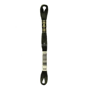 Mouliné spécial DMC 117MC - Nuances vert / marron / jaune / rouge