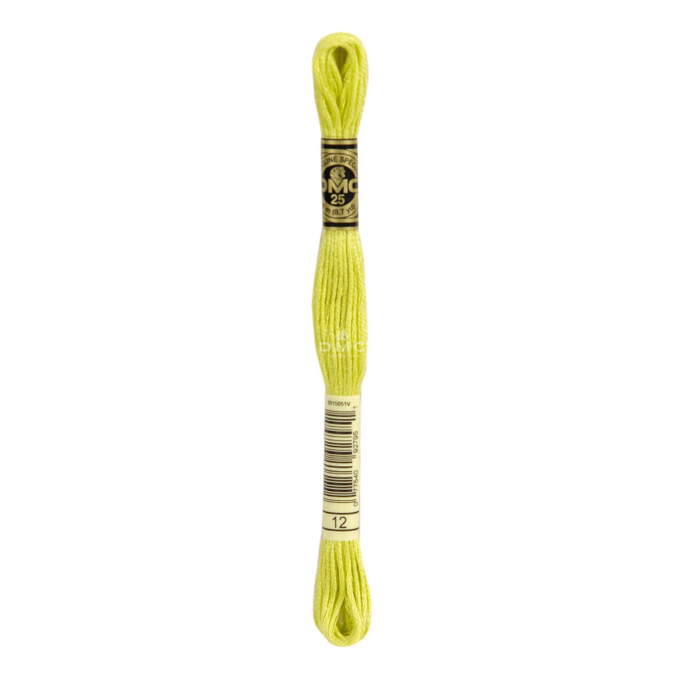 Mouliné spécial DMC 117MC - Nuances vert / marron / jaune / rouge