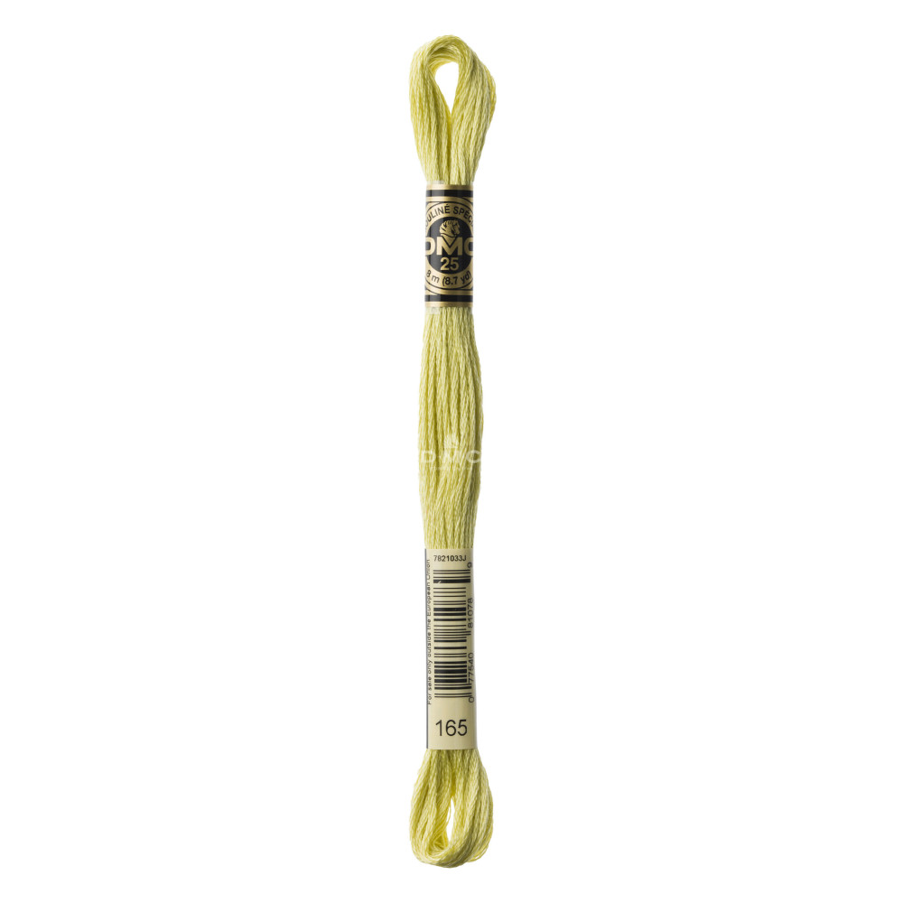 Mouliné spécial DMC 117MC - Nuances vert / marron / jaune / rouge