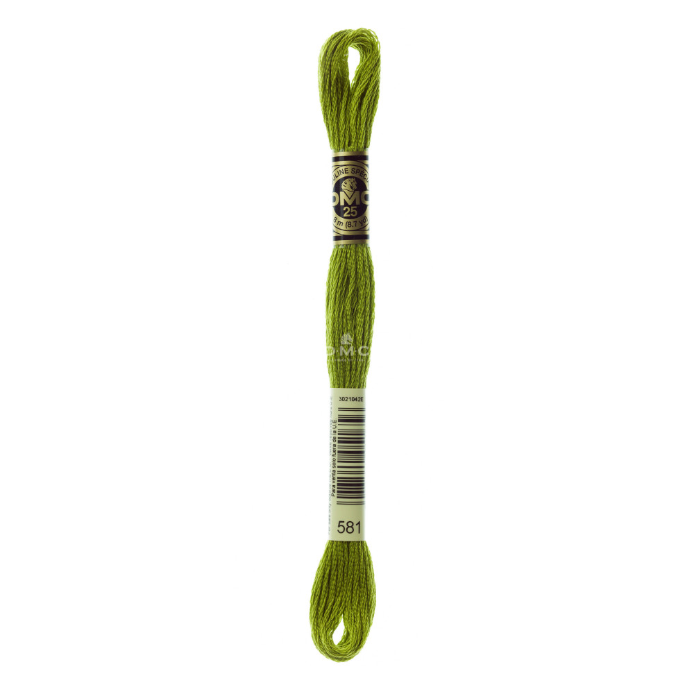 Mouliné spécial DMC 117MC - Nuances vert / marron / jaune / rouge