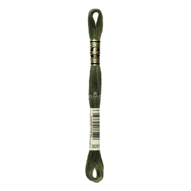 Mouliné spécial DMC 117MC - Nuances vert / marron / jaune / rouge