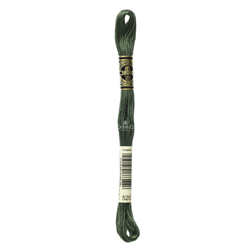 Mouliné spécial DMC 117MC - Nuances vert / marron / jaune / rouge