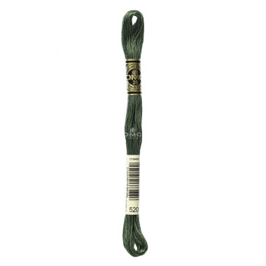 Mouliné spécial DMC 117MC - Nuances vert / marron / jaune / rouge