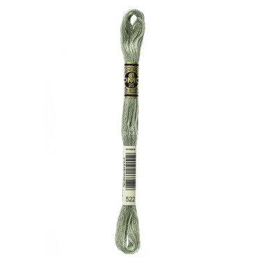 Mouliné spécial DMC 117MC - Nuances vert / marron / jaune / rouge