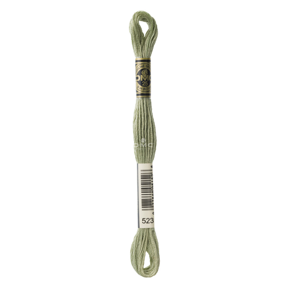 Mouliné spécial DMC 117MC - Nuances vert / marron / jaune / rouge