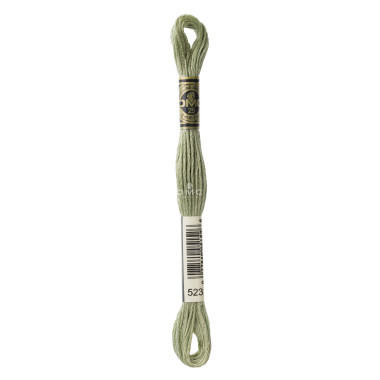 Mouliné spécial DMC 117MC - Nuances vert / marron / jaune / rouge