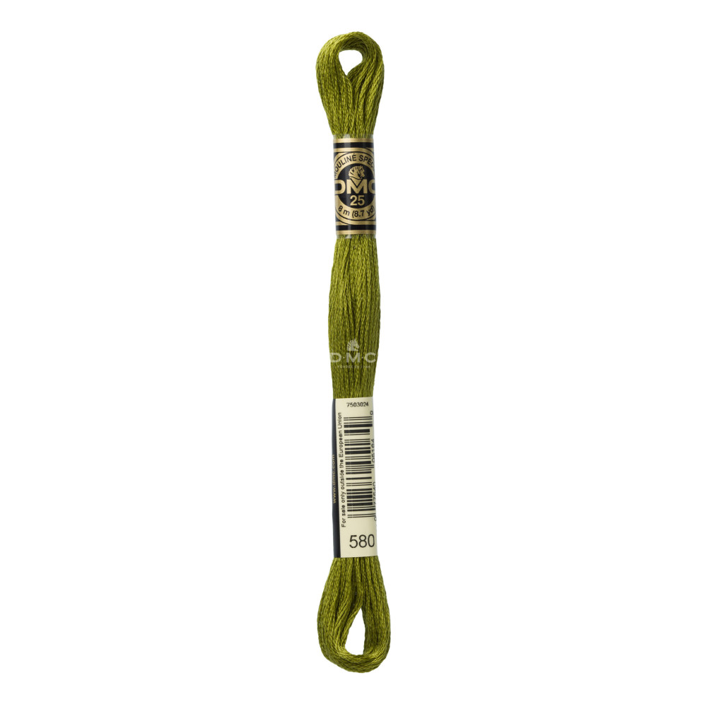 Mouliné spécial DMC 117MC - Nuances vert / marron / jaune / rouge