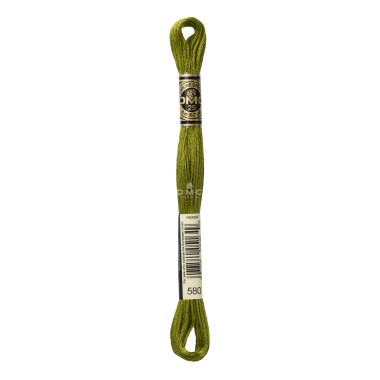Mouliné spécial DMC 117MC - Nuances vert / marron / jaune / rouge