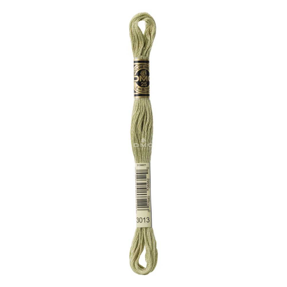 Mouliné spécial DMC 117MC - Nuances vert / marron / jaune / rouge