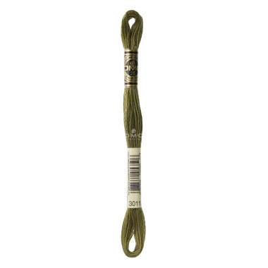 Mouliné spécial DMC 117MC - Nuances vert / marron / jaune / rouge