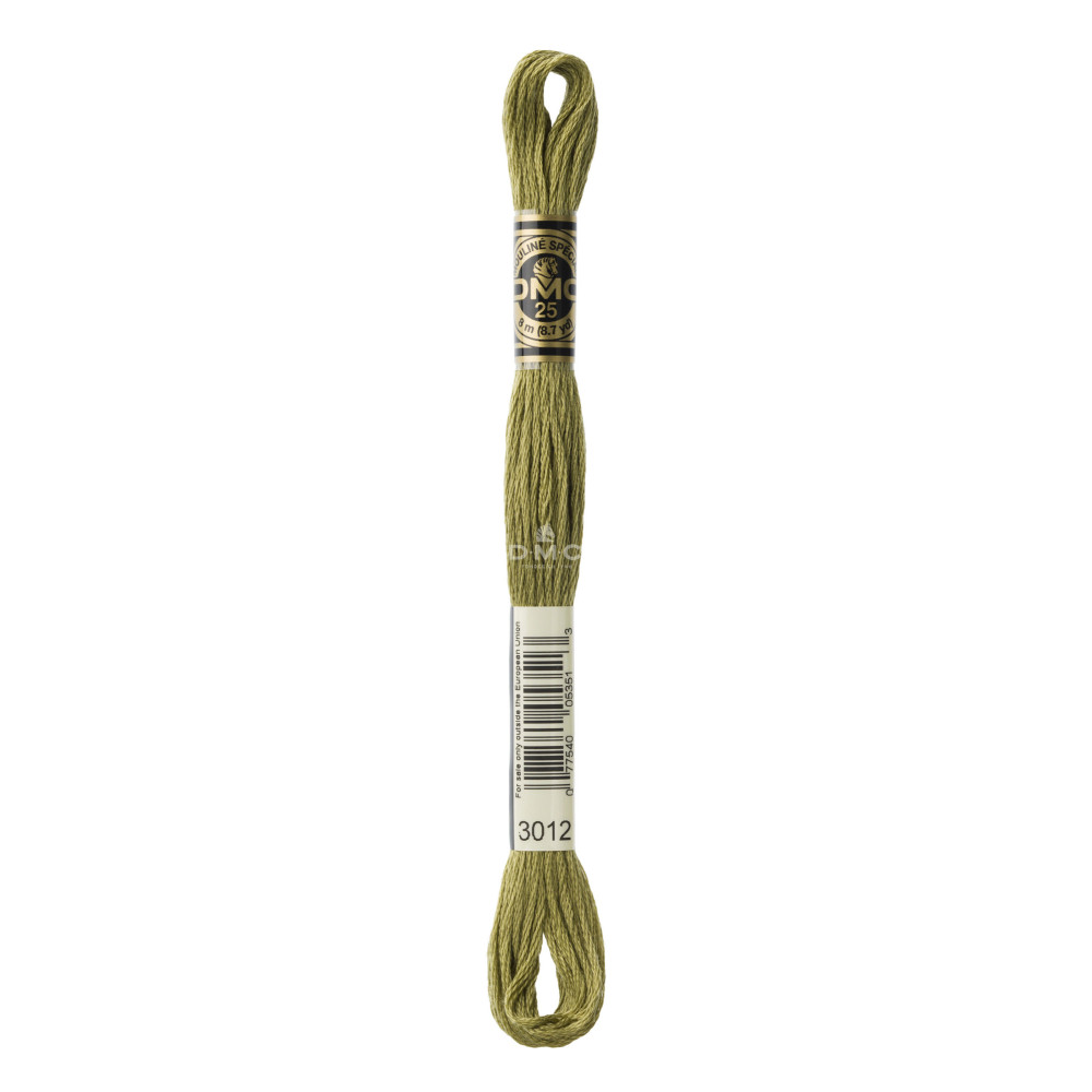 Mouliné spécial DMC 117MC - Nuances vert / marron / jaune / rouge