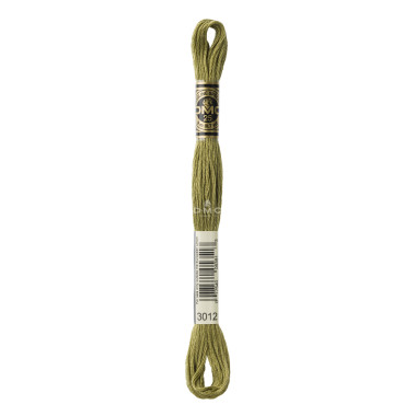 Mouliné spécial DMC 117MC - Nuances vert / marron / jaune / rouge