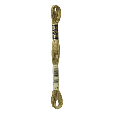 Mouliné spécial DMC 117MC - Nuances vert / marron / jaune / rouge