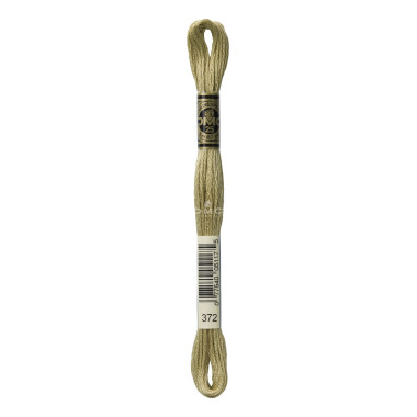 Mouliné spécial DMC 117MC - Nuances vert / marron / jaune / rouge