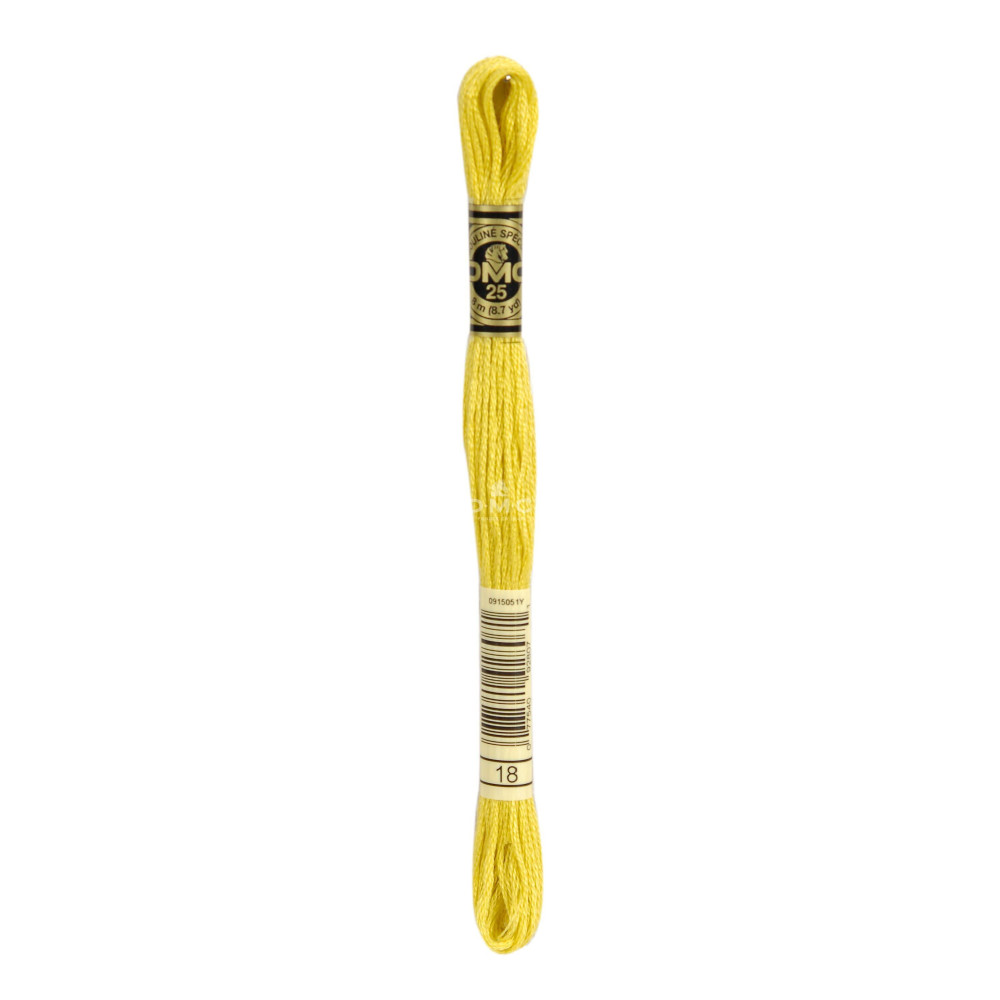 Mouliné spécial DMC 117MC - Nuances vert / marron / jaune / rouge
