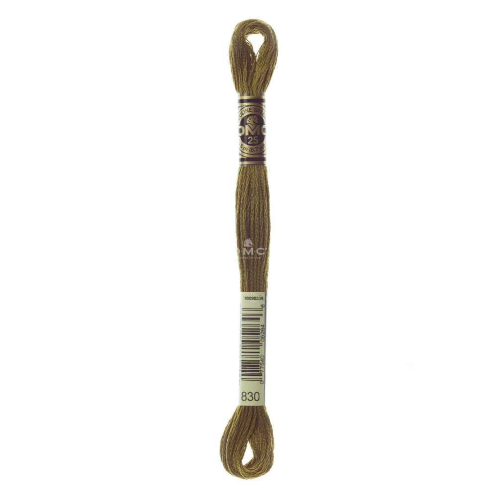 Mouliné spécial DMC 117MC - Nuances vert / marron / jaune / rouge
