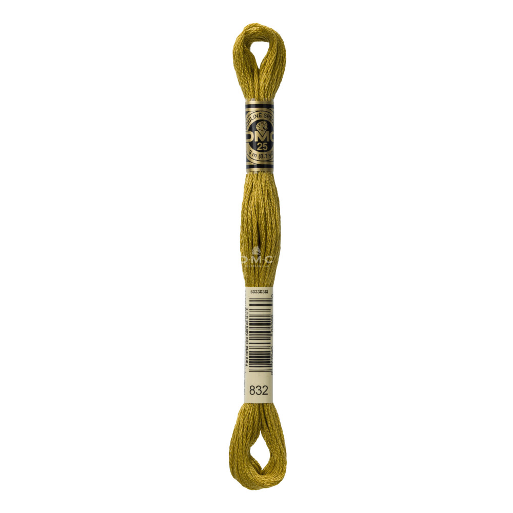 Mouliné spécial DMC 117MC - Nuances vert / marron / jaune / rouge