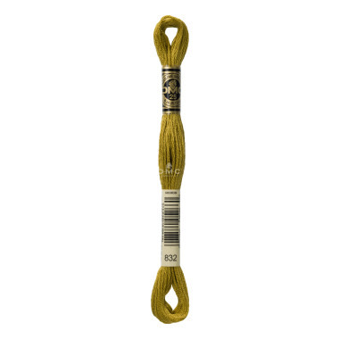 Mouliné spécial DMC 117MC - Nuances vert / marron / jaune / rouge
