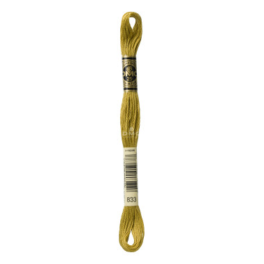 Mouliné spécial DMC 117MC - Nuances vert / marron / jaune / rouge