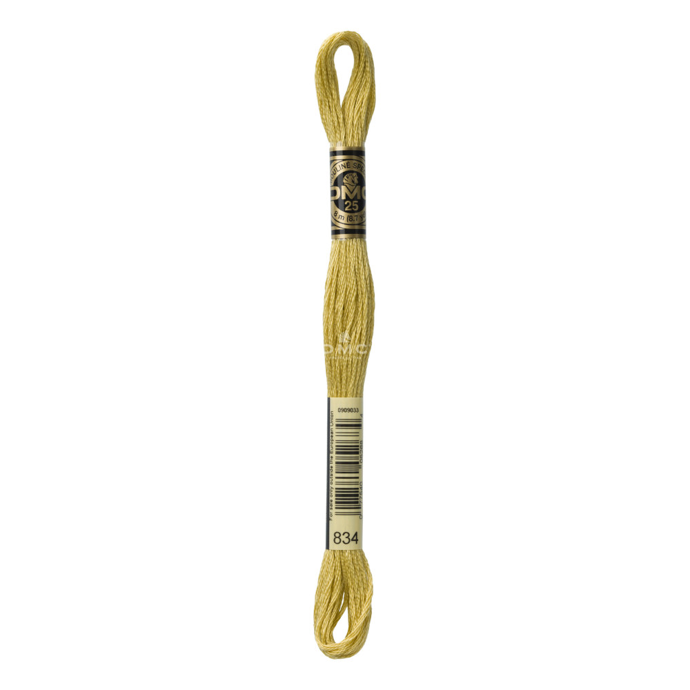 Mouliné spécial DMC 117MC - Nuances vert / marron / jaune / rouge