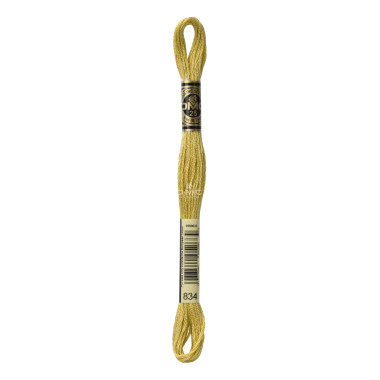 Mouliné spécial DMC 117MC - Nuances vert / marron / jaune / rouge