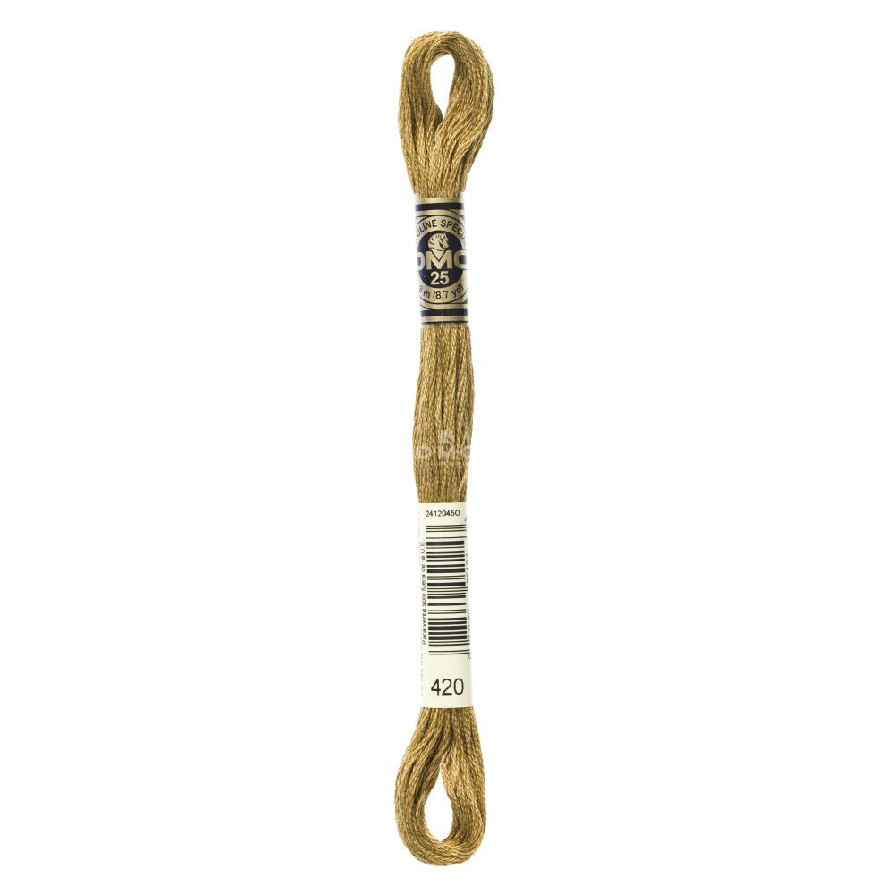 Mouliné spécial DMC 117MC - Nuances vert / marron / jaune / rouge